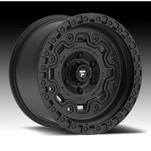 Fittipaldi Offroad FTC16 Satin Black Custom Truck Wheels 1